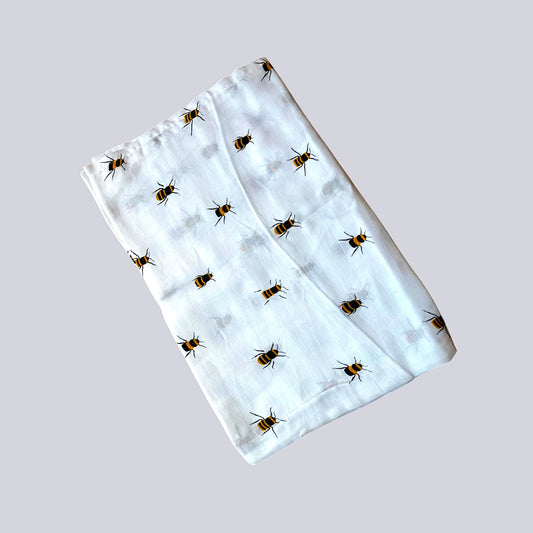 HONEY BEE MUSLIN TOWEL 152X72