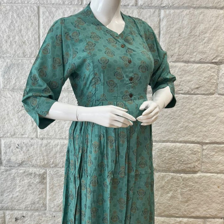 BW-GREEN FEEDING KURTI