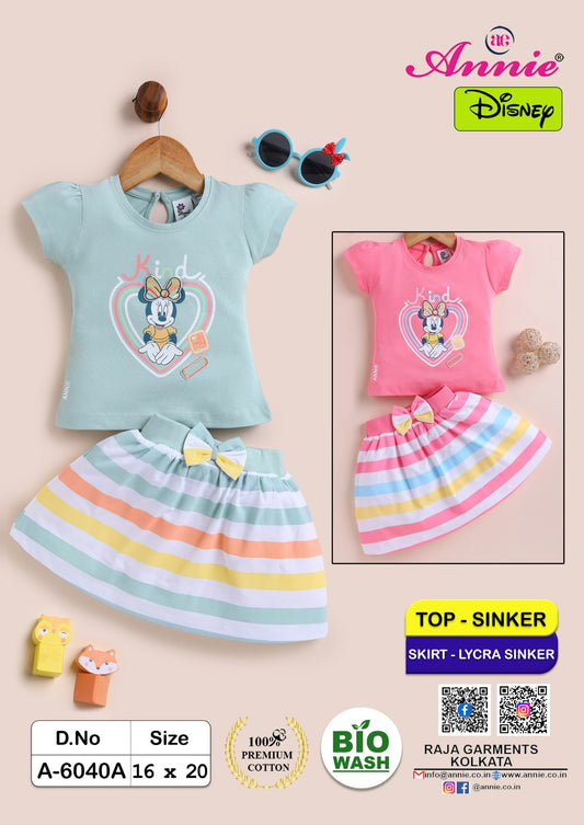 6040A CORAL TOP+SKIRT