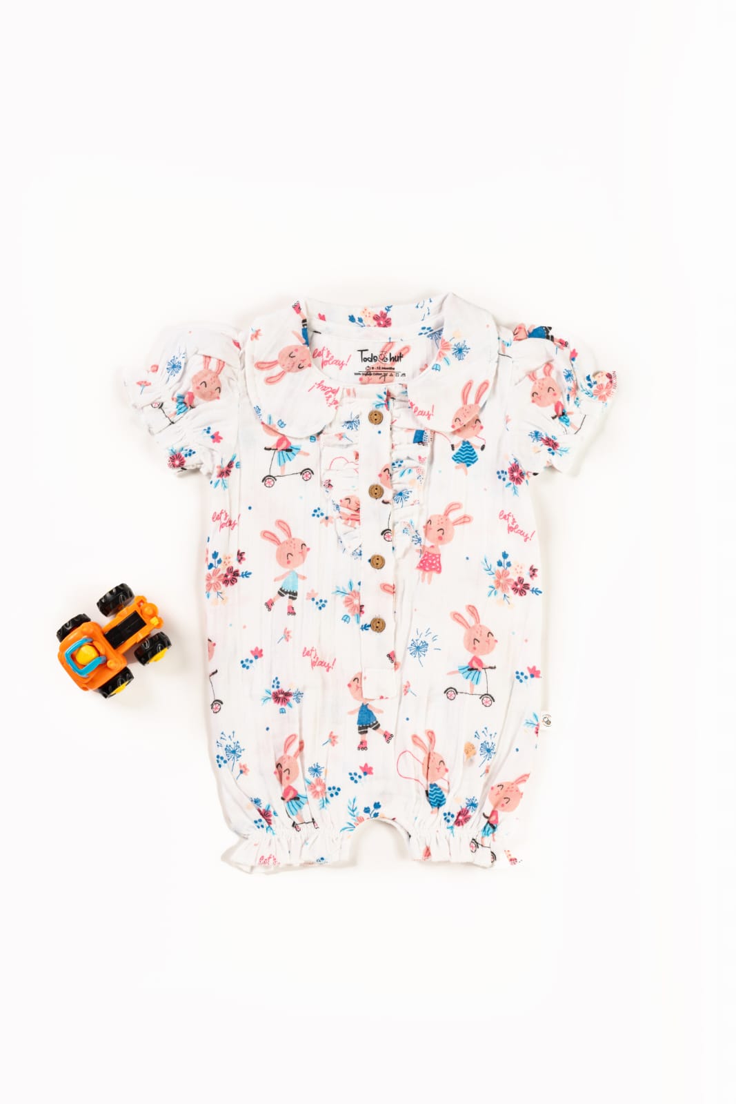 CRINKLED MUSLIN ROMPER HS