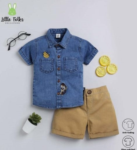 DF1499-DENIM+KHAKI