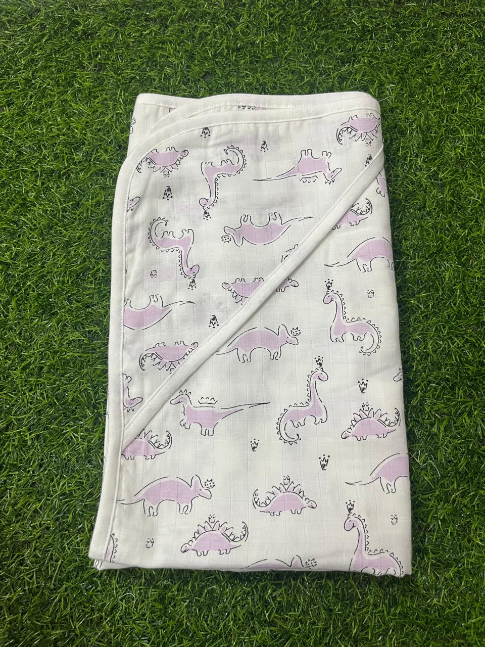 KINDER-70X70CM HOODED TOWEL