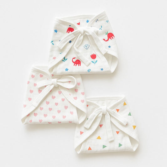 3 PCS MUSLIN NAPPY COMBO SET