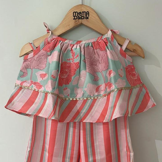 ORM4401 G CHOLI PALAZZO SET
