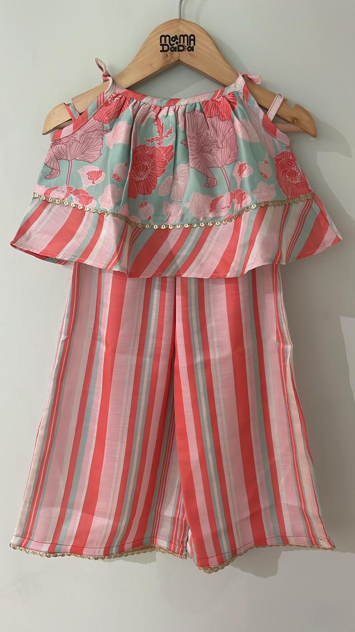 ORM4401 G CHOLI PALAZZO SET