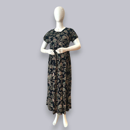 BW-BANIYAN BLACK PRINTED FEEDING TOP