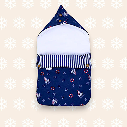 BOAT-BLUE BABY BED