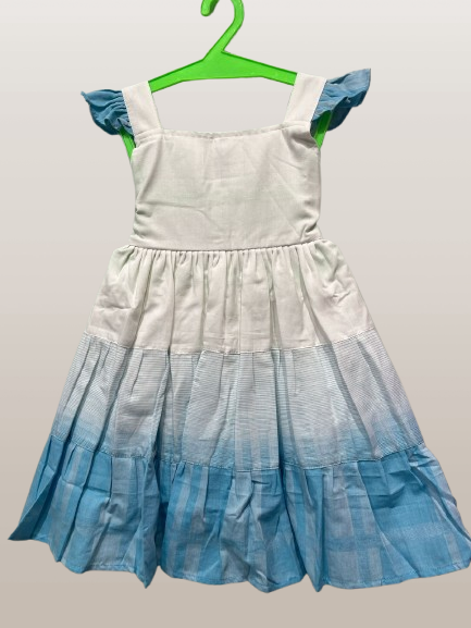 TIINY-WHITE&BLUE 1/2FROCK