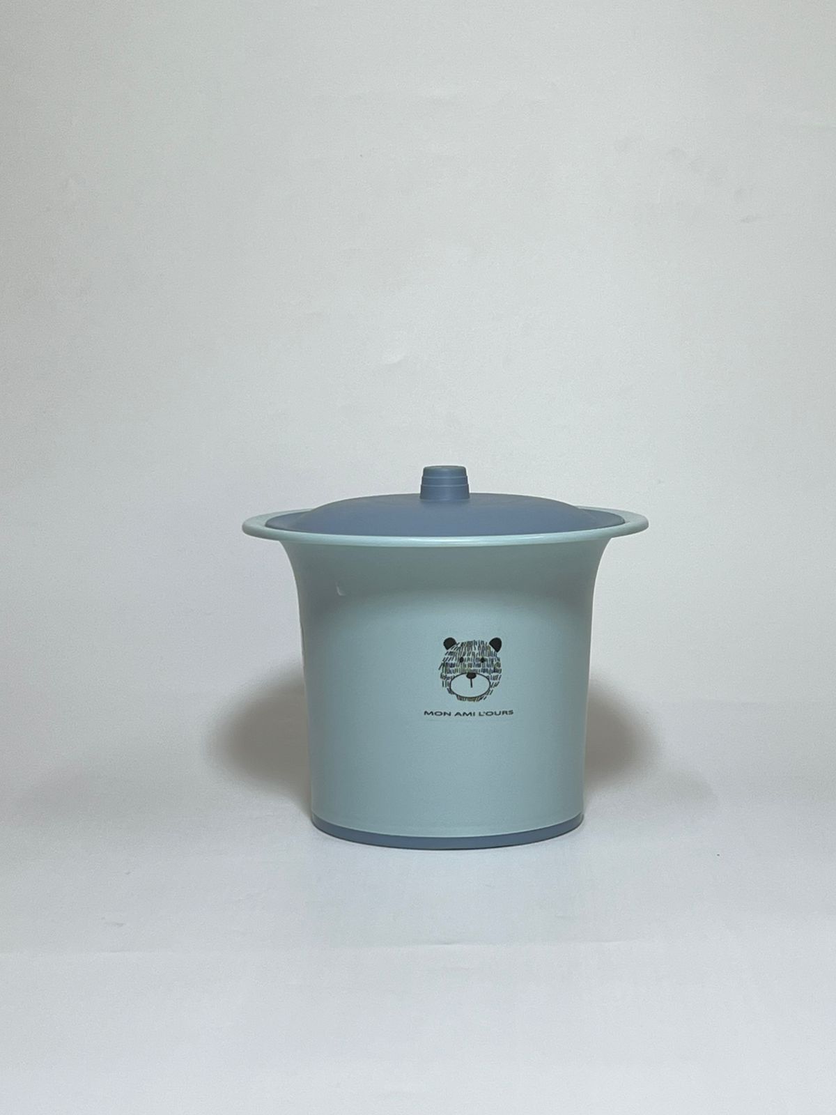 Matte Black Plastic Storage Basket with Lid – Multi-Purpose Organizer - Mamadada