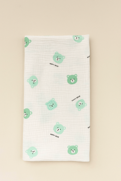 Minty Bear Cloud Wrap