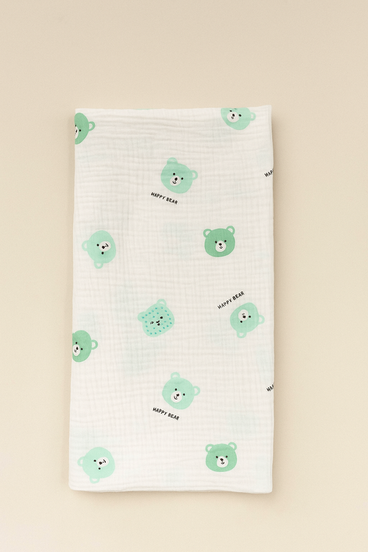 Minty Bear Cloud Wrap