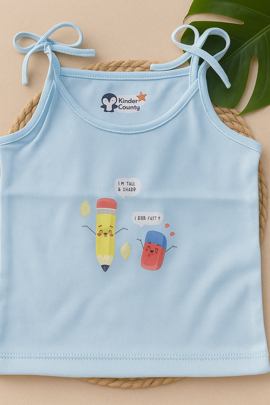 Pencil & Eraser Muslin Camisole