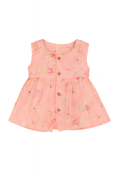 Soft Pink Floral Dress