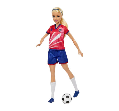 Barbie Soccer Red Doll