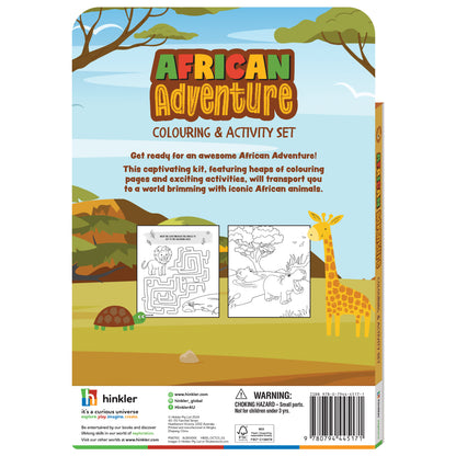 African Adventure Colouring & Activity Set