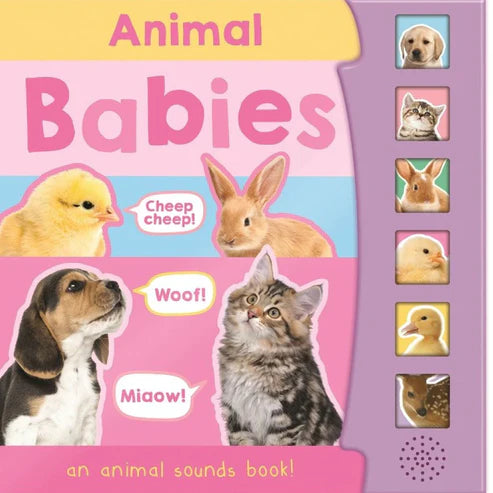 Shree books Animal Babies Sound Book- Interactive Fun for Little Learners
