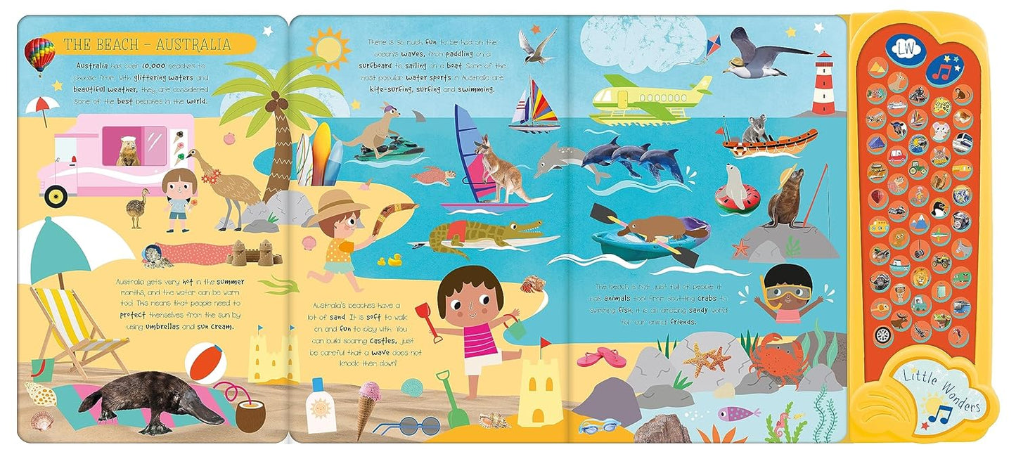 Little Wonders Look & Find Sound Book - Around the world(Shree)