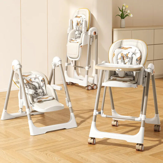 APPLE BABY- Multifunctional Baby dining High Chair with Swing Rockking Chair design