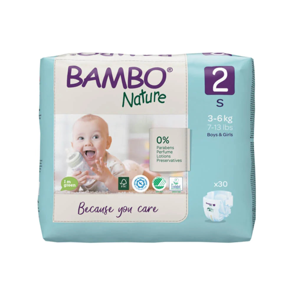 Bambo Nature Eco-Friendly Baby Diapers – Size 2 (S)