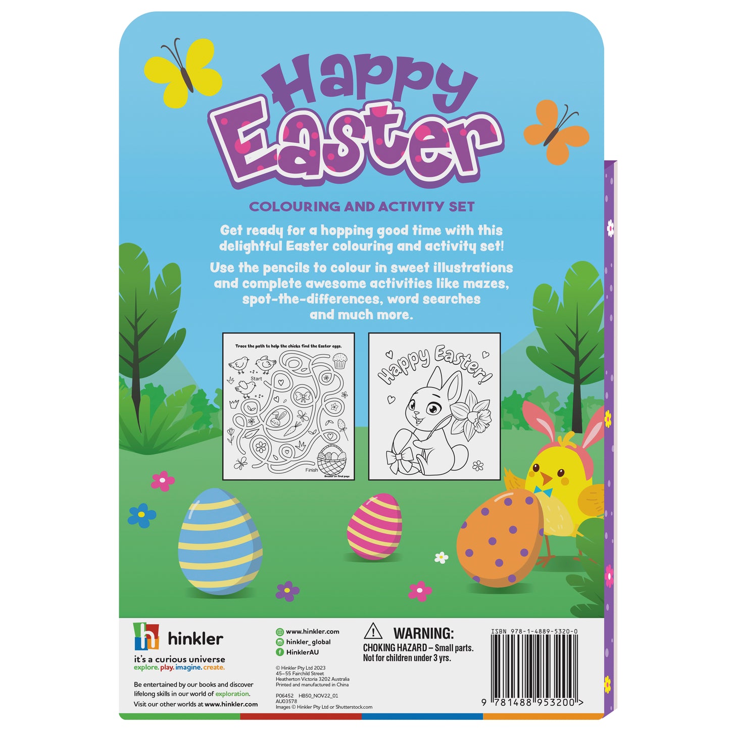 Happy Easter Colouring & Activity Set