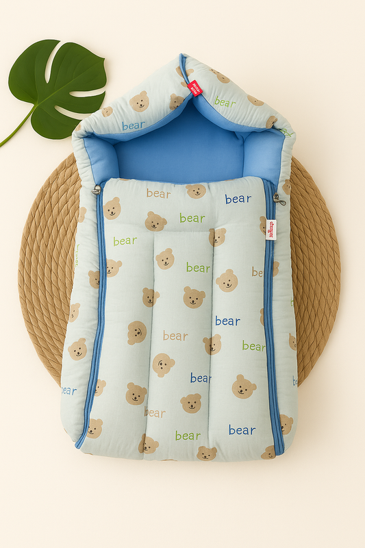 Baby Cozy Bear Sleeping Bag / Carry Nest