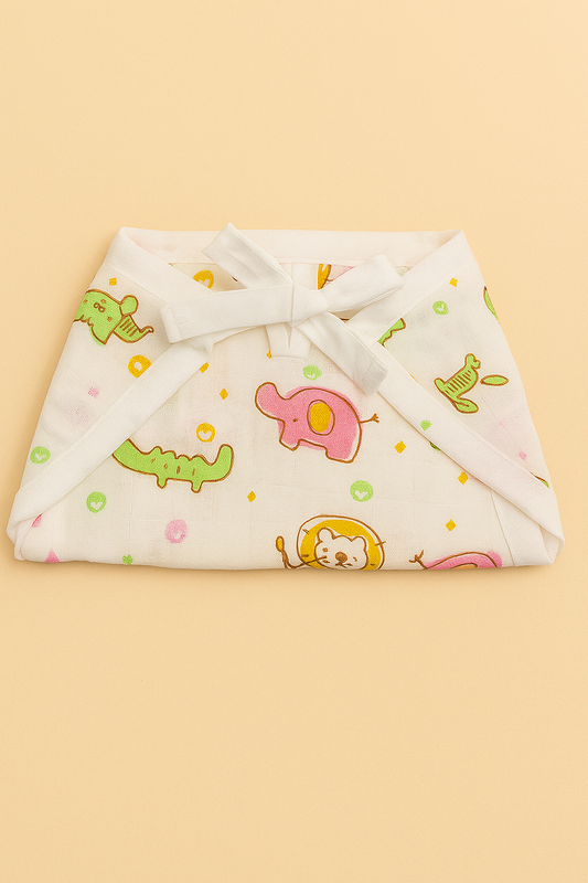 Jungle Friends Muslin Nappy