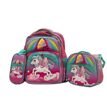 Magical Unicorn 3-Piece School Set
