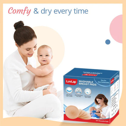 18799 WASHABLE BREAST PADS 6PCS