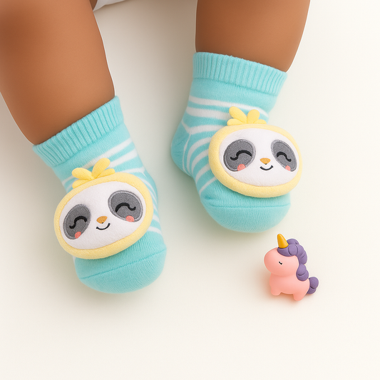 Smiley Face Baby Socks