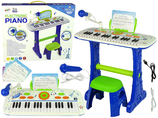 AB-37KEY BLUE KEYBOARD SET