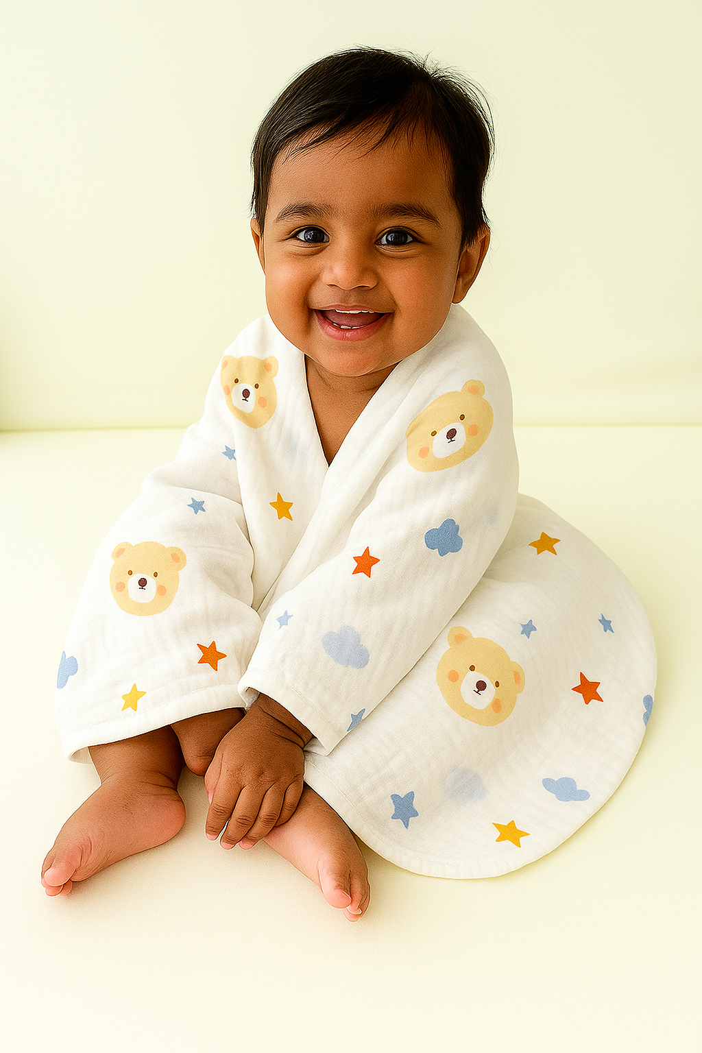 Teddy & Stars Baby Wrap