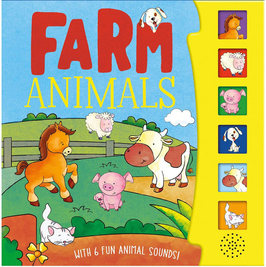 Farm Animals: 6 Fun Animal Sound - Shree Books