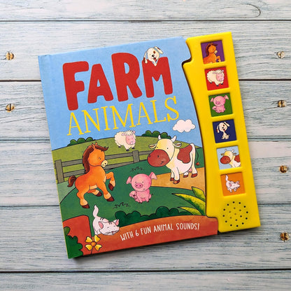 Farm Animals: 6 Fun Animal Sound - Shree Books