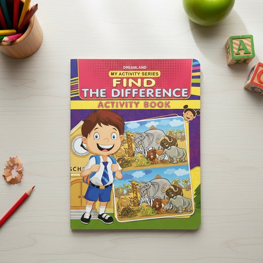 Find the Difference Activity Book – Fun Puzzle Book for Kids