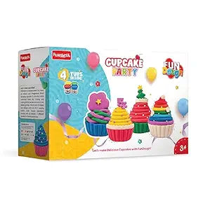 Funskool FunDough Cupcake Party – Creative Dough Play Kit - Mamadada
