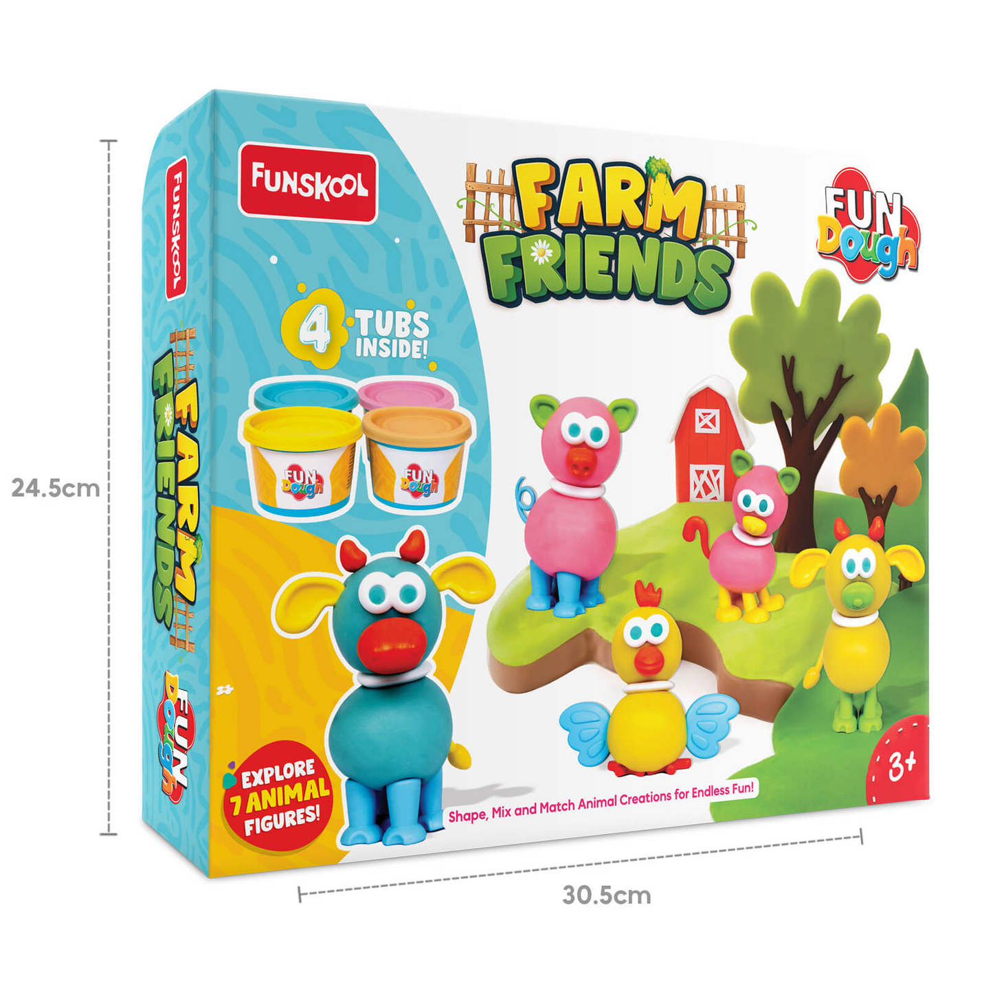 Funskool FunDough Farm Friends – Animal Creation Set - Mamadada