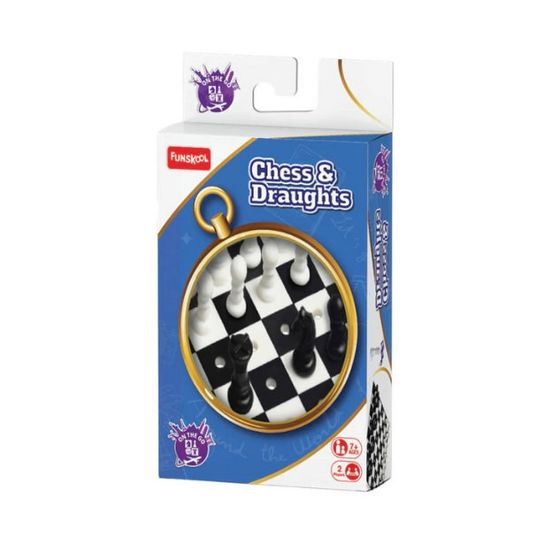 Funskool Chess & Draughts – Classic Strategy Board Game - Mamadada