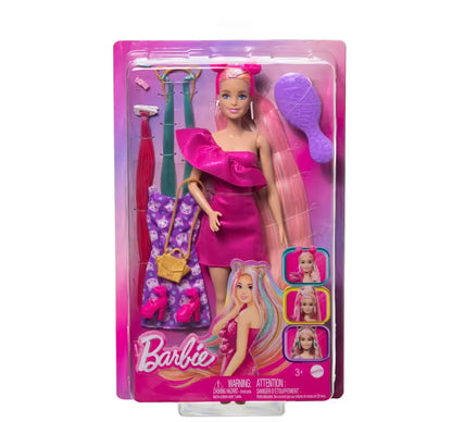 Barbie Totally Hair Doll, Assorted, 3Y+, Multicolour - Mamadada