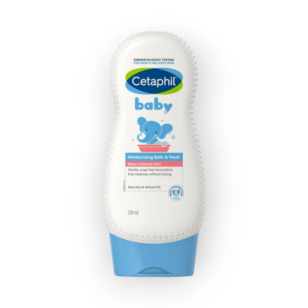 Cetaphil Baby Moisturizing Bath and Wash, 230ml - Mamadada
