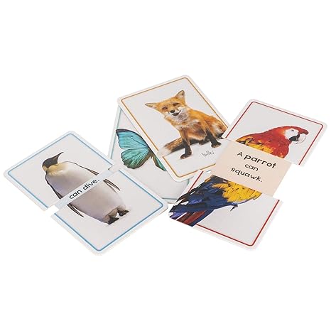 SLIDE&LEARN FLASH CARD;ANIMALS - Mamadada