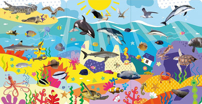 Shree Books - 100 Button Look and Find Animal words and sounds