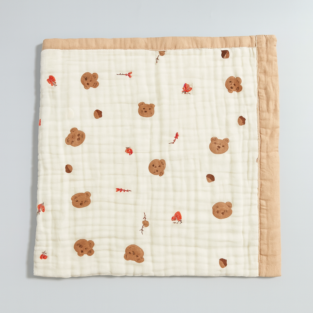 Soft Muslin Baby Blankets – Gentle, Breathable & Adorably Printed - Mamadada
