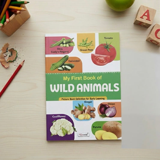 My First Book of Wild Animals – Kids Early Learning Picture Book