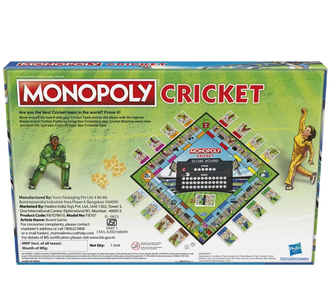 Monopoly Cricket Board Game Board Game - Mamadada