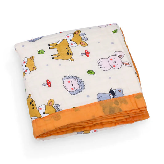 RITVI MUSLIN BORDER BLANKET