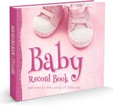 PINK-BABY RECORD BOOK - Mamadada