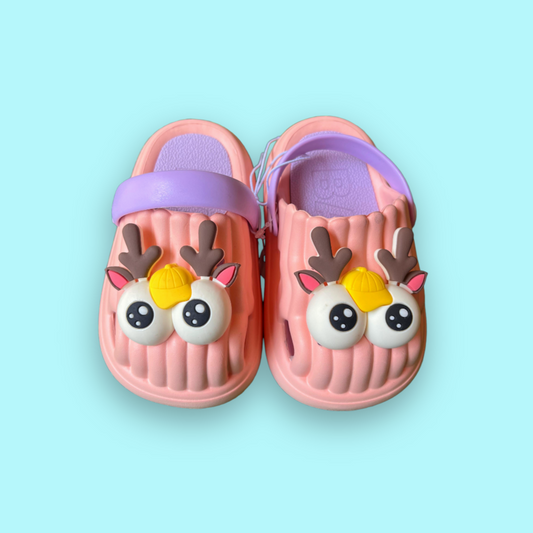 MB-PINK FROG CROCS