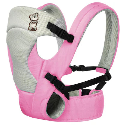 New Cuddle Snuggle-Baby Carrier-Pink Grey