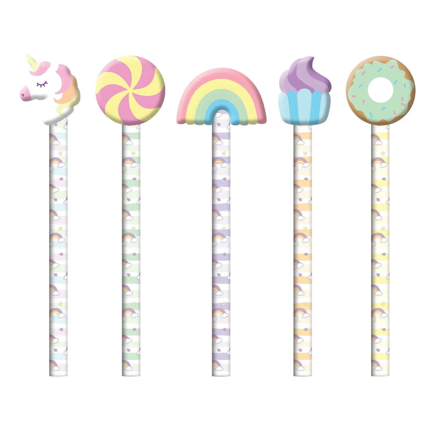 5-pencil Rainbow Rush Colouring & Activity Set
