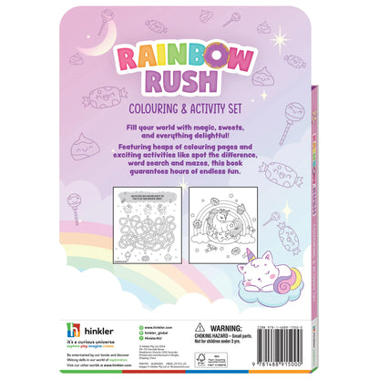 5-pencil Rainbow Rush Colouring & Activity Set